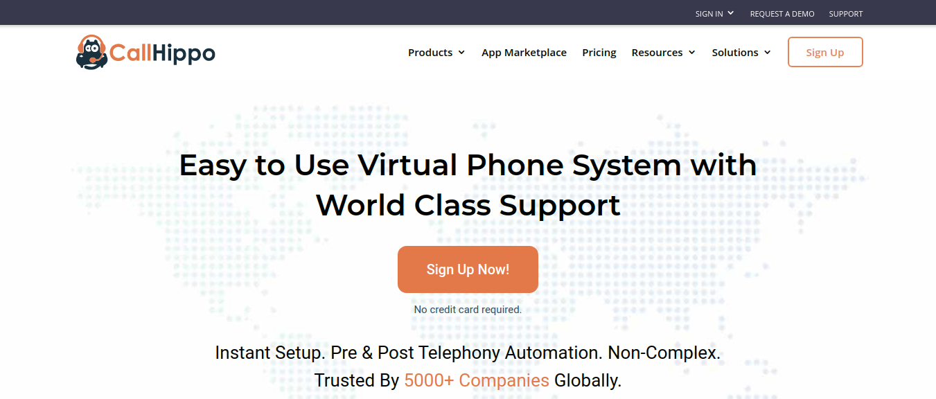 CallHippo as advanced call center management software for remote team