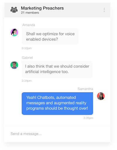 ProofHub Chat