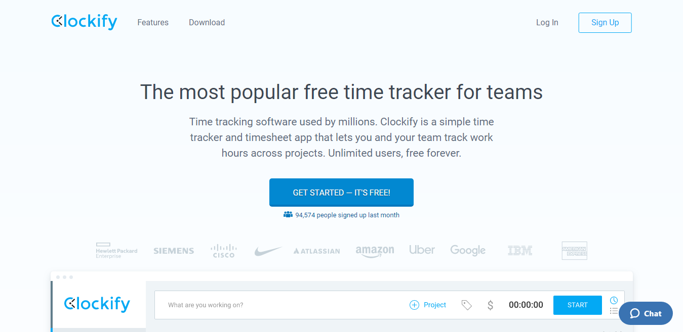 Clockify: apps like rescuetime