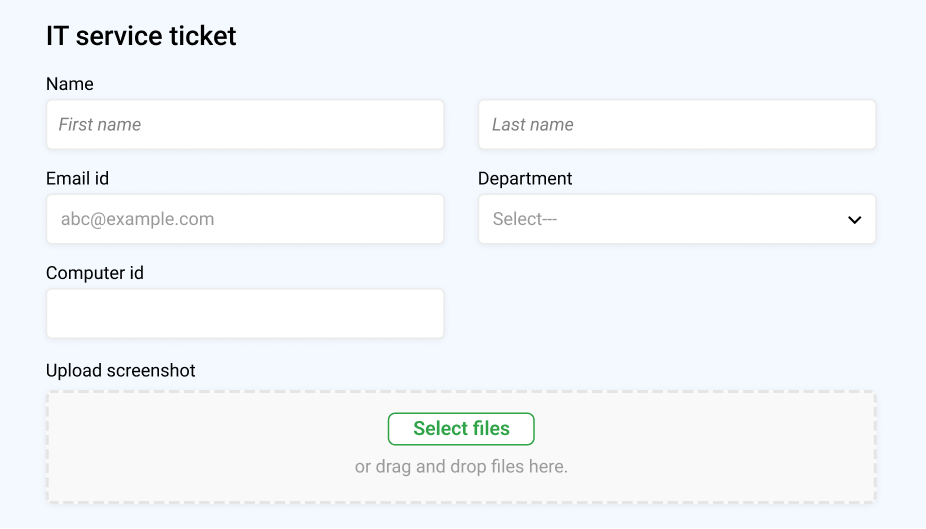 Receive client requests, track feedback, and collect valuable data with forms in ProofHub