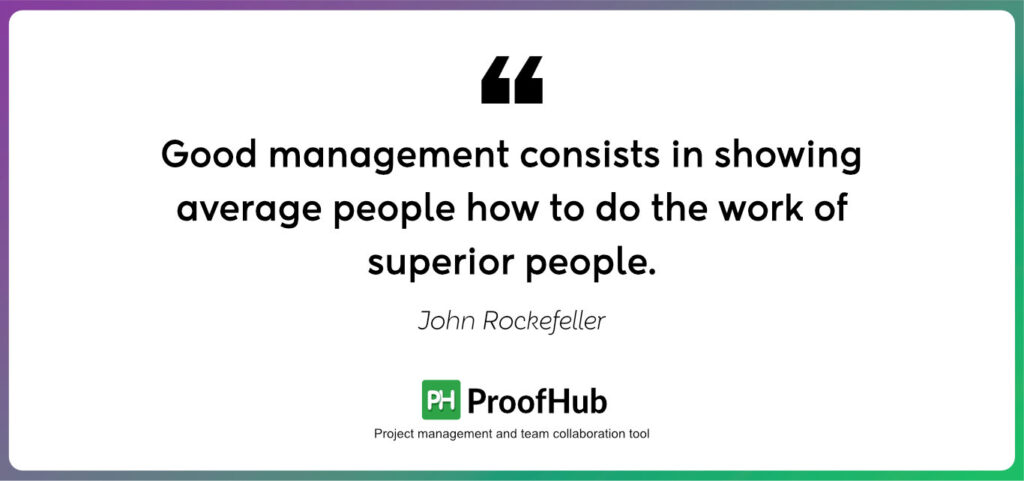 John Rockefeller Teamwork quote