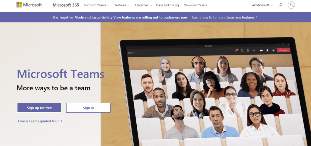 Microsoft Teams: tool for internal communication