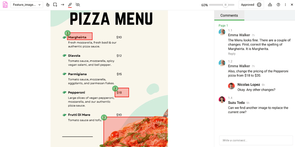 ProofHub proofing feature to speed up online review and approval process