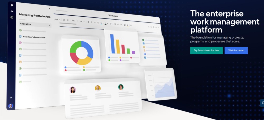 Smartsheet - team management platform