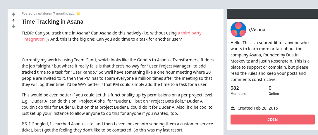 Time Tracking in Asana 
