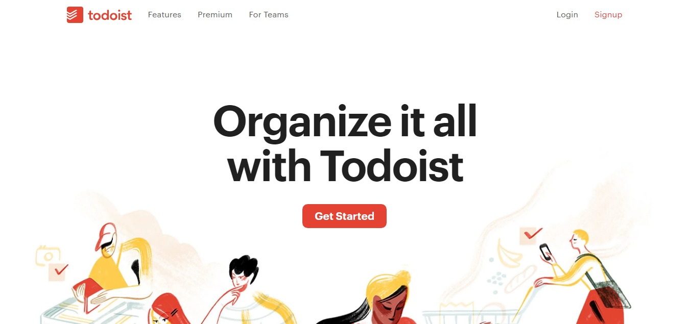 Todoist as task organizer tool for remote teams