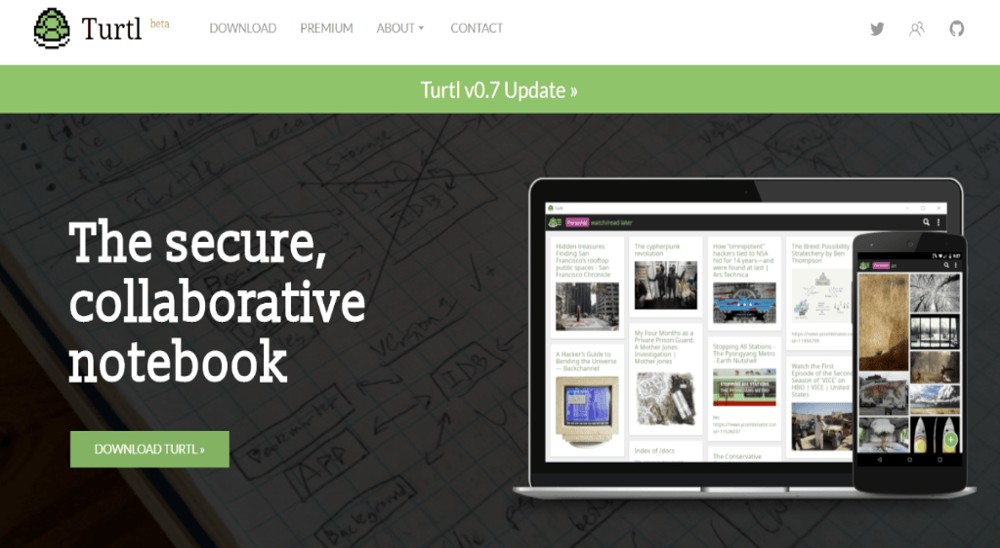 Turtl - evernote competitor